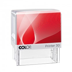 Colop Печат Printer 30, правоъгълен, 18 x 47 mm, син - Канцеларски материали