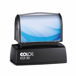 Colop Печат EOS 30, правоъгълен, 51 x 18 mm, син - Канцеларски материали
