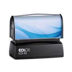 Colop Печат EOS 40, правоъгълен, 59 x 23 mm, син - Канцеларски материали
