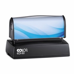 Colop Печат EOS 60, правоъгълен, 76 x 38 mm, син - Канцеларски материали