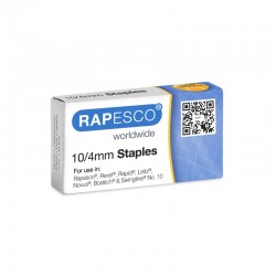 Rapesco Телчета за телбод, размер 10/4 mm, 1000 броя - Канцеларски материали