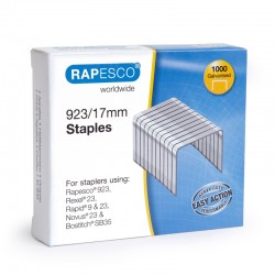 Rapesco Телчета за телбод, размер 23/17 mm, 1000 броя - Канцеларски материали