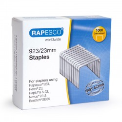 Rapesco Телчета за телбод, размер 23/23 mm, 1000 броя - Канцеларски материали