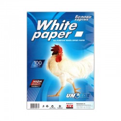 Unofax Белова хартия, A4, 100 листа - Хартия и документи
