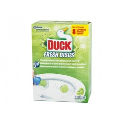 Duck Ароматизатор за тоалетна Fresh Discs, гел, лайм, 36 ml - Продукти за баня и WC