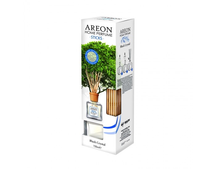 Areon Ароматизатор Home Perfume, пръчици, черен кристал, 150 ml
