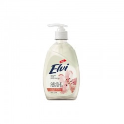 Elvi Течен сапун, с помпа, нежна страст, 400 ml, бял - Продукти за баня и WC