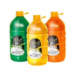 Elvi Препарат за миене на съдове Gel + Softener, лимон, 5 L - Баня