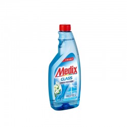 Medix Препарат за почистване на стъкла Original, пълнител, 500 ml, син - Продукти за баня и WC