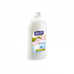 Medix Течен сапун Cream Collection Sensitive, 800 ml, бял - Продукти за баня и WC