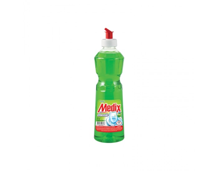 Medix Препарат за миене на съдове Classic, ябълка, 500 ml, зелен