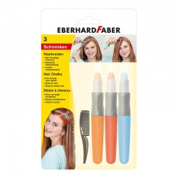 Eberhard Faber Пастели за коса Basic, 3 цвята - Канцеларски материали