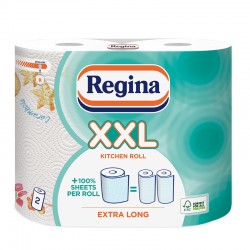 Regina Кухненска ролка XXL Decorated, целулоза, двупластова, 175 g, 2 броя - Regina