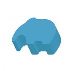Stick'n Самозалепващи листчета Слон, 32 x 44 mm, сини, 200 листа - Stick`n