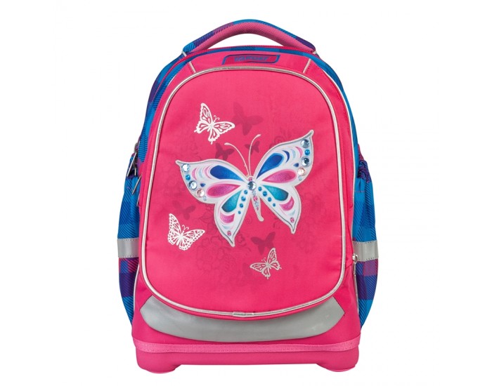 Target Раница Superlight 2 Face Petit Пеперуда, с две лица, розова/синя