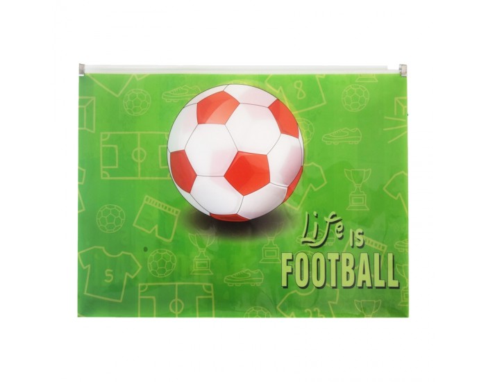 Panta Plast Папка Football Collection, PP, с цип, A4