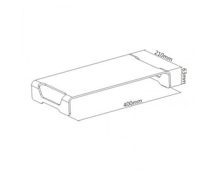 Lumi Стойка за монитор или лаптоп AR-4, алуминиева, до 20 kg, сива