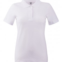 KEYA Дамска тениска с яка WPS180, размер XL, бяла - Keya