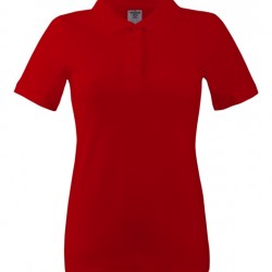 KEYA Дамска тениска с яка WPS180, размер S, червена - Keya