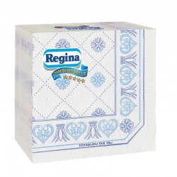 Regina Салфетки, 38 x 38 cm, двупластови, бели, 45 броя - Regina