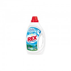 Rex Перилен препарат Аmazonia Freshness, гел, за бяло пране, 1 l, за 20 пранета - Rex