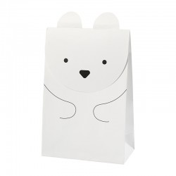 Creativ Company Хартиена торбичка, полярна мечка, 6 броя - Creative Company