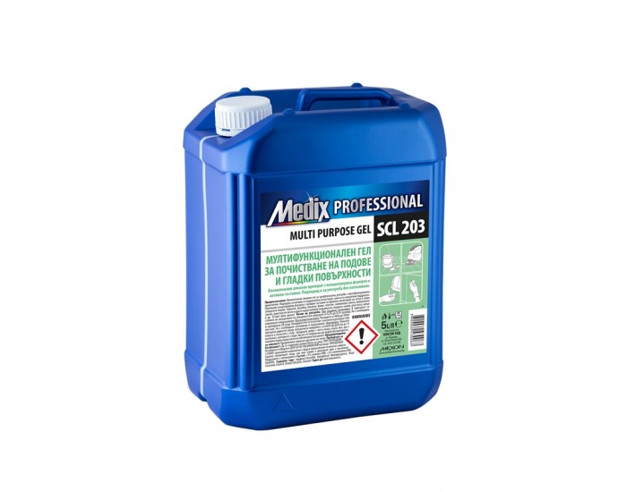 Medix Professional Мултифункционален гел за почистване за подове и гладки повърхности, SCL 203, 5 L