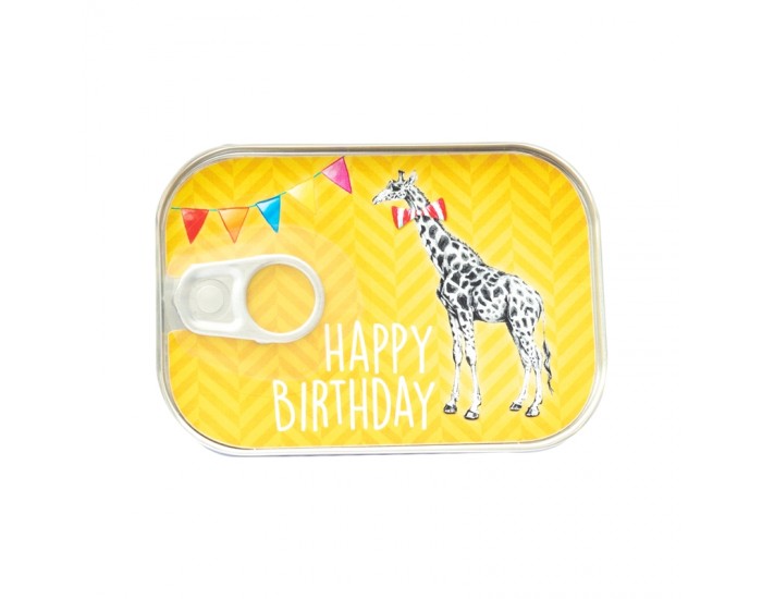 Gespaensterwald Картичка-консерва, Happy Birthday, жираф Gespaensterwald Картичка-консерва, Happy Birthday, жираф
