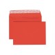 Elco Пощенски плик, C6, 114 х 162 mm, 100 g, прав капак със самозалепваща лента, червен, 25 броя