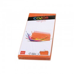 Elco Пощенски плик, C6/5, 114 х 229 mm, 100 g, прав капак със самозалепваща лента, оранжев, 25 броя - Elco