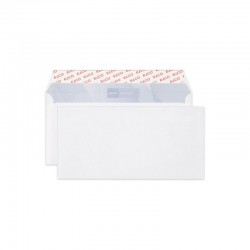Elco Пощенски плик, C6/5, 114 х 229 mm, 80 g, прав капак със самозалепваща лента, бял, 200 броя - Канцеларски материали