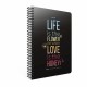 Gipta Life-book Тетрадка 17 x 24 cm, бяла, широки редове, картонена корица, 100 листа Gipta Life-book Тетрадка 17 x 24 cm, бяла, широки редове, картонена корица, 100 листа