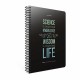 Gipta Life-book Тетрадка 17 x 24 cm, бяла, широки редове, картонена корица, 100 листа Gipta Life-book Тетрадка 17 x 24 cm, бяла, широки редове, картонена корица, 100 листа