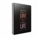Gipta Life-book Тетрадка 17 x 24 cm, бяла, широки редове, картонена корица, 100 листа Gipta Life-book Тетрадка 17 x 24 cm, бяла, широки редове, картонена корица, 100 листа