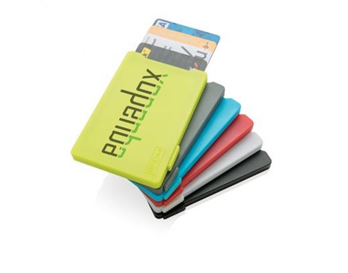 XD Калъф за карти RFID, с 4 джоба, светлосин