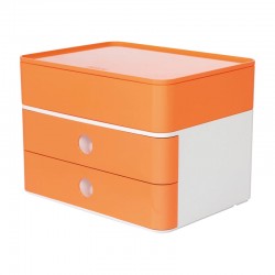 HAN Бокс Allison Smart-Box Plus, с 2 чекмеджета и органайзер, оранжев - HAN