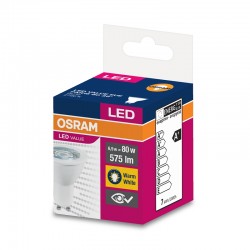 Osram Kрушка LED, GU10, 6.9W, 230V, 575 lm, 2700K - Декорации