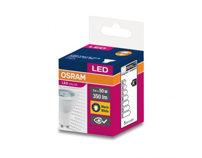 Osram Kрушка LED, GU10, 5W, 230V, 350 lm, 2700K