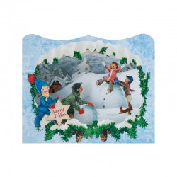 Gespaensterwald 3D Картичка Merry Christmas, игра в снега - Хартия и документи