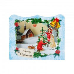 Gespaensterwald 3D Картичка Merry Christmas, украсяване на елха - Хартия и документи