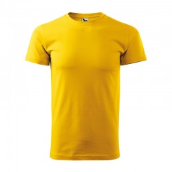 Malfini Мъжка тениска Basic 129, размер L, жълта - Декорации