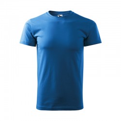Malfini Мъжка тениска Basic 129, размер L, светлосиня - Декорации