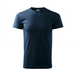Malfini Мъжка тениска Basic 129, размер L, нави синя - Декорации