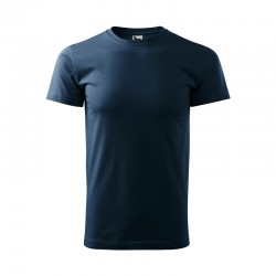 Malfini Мъжка тениска Basic 129, размер M, нави синя - Декорации