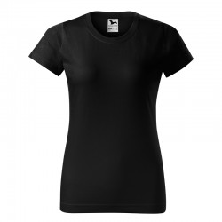 Malfini Дамска тениска Basic 134, размер L, черна - Декорации