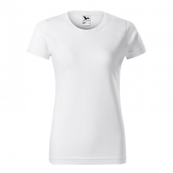 Malfini Дамска тениска Basic 134, размер M, бяла - Декорации