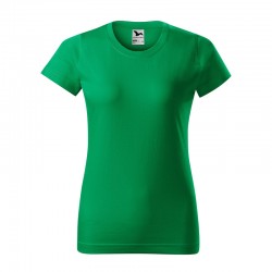 Malfini Дамска тениска Basic 134, размер M, зелена - Декорации