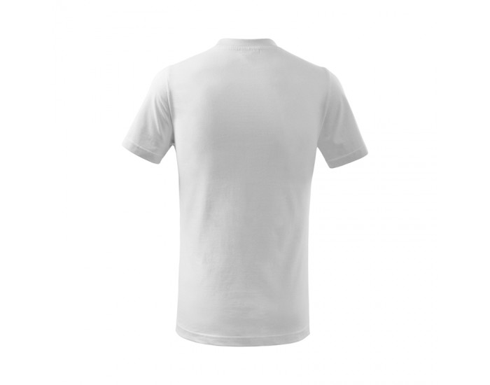Malfini Детска тениска Basic 138, размер 110 cm, възраст 4 години, бяла