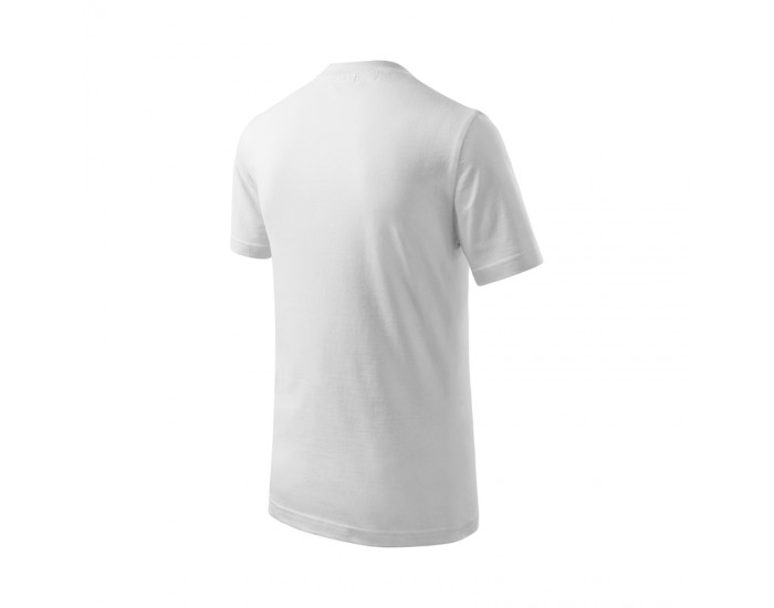 Malfini Детска тениска Basic 138, размер 110 cm, възраст 4 години, бяла
