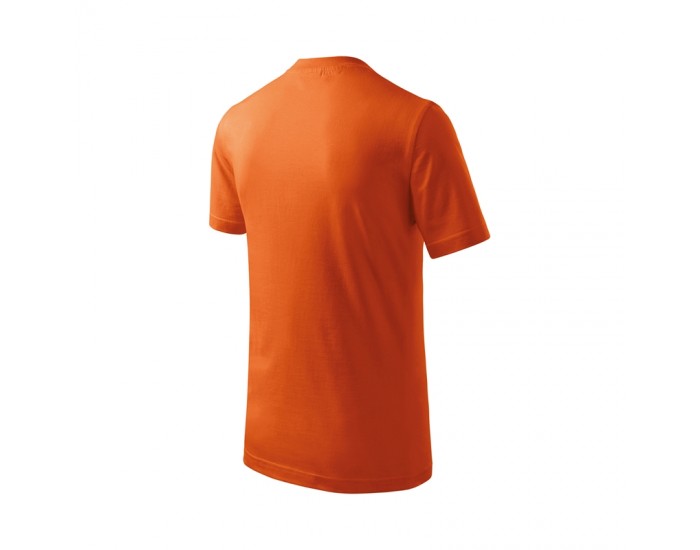 Malfini Детска тениска Basic 138, размер 110 cm, възраст 4 години, оранжева